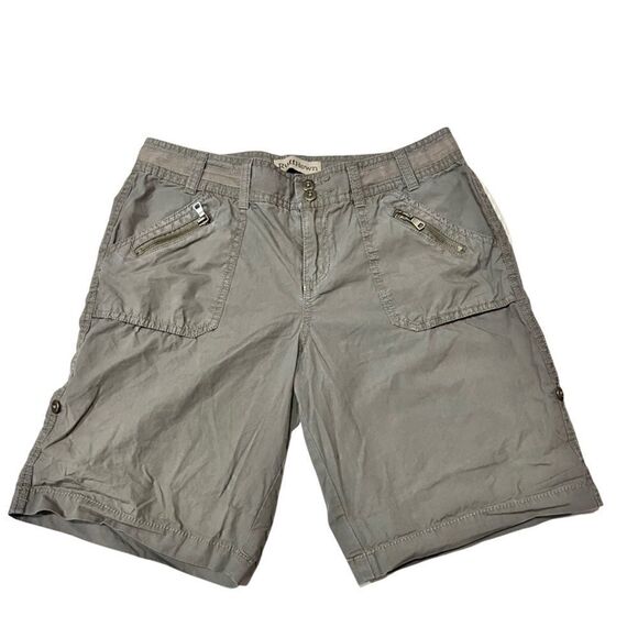 4 RUFFHEWN  army green convertible khaki shorts. Guc - Picture 7 of 7